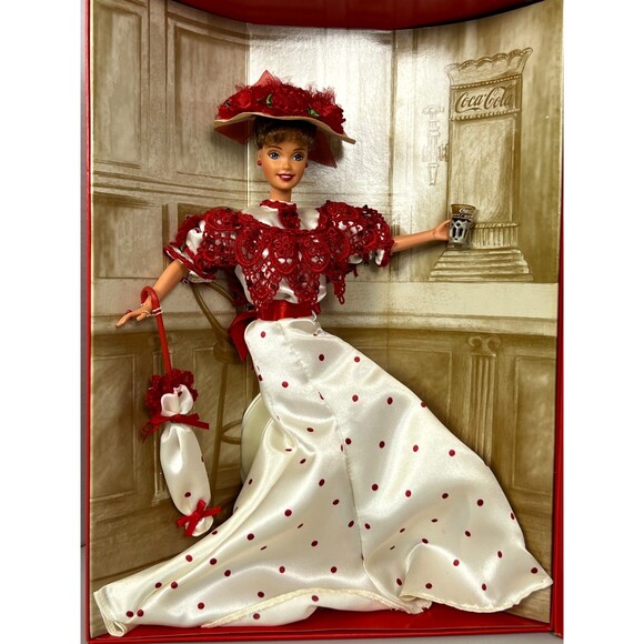 Mattel Other - Coca-Cola Barbie Soda Fountain Sweetheart Doll - 1996 Mattel - With Box - EXC